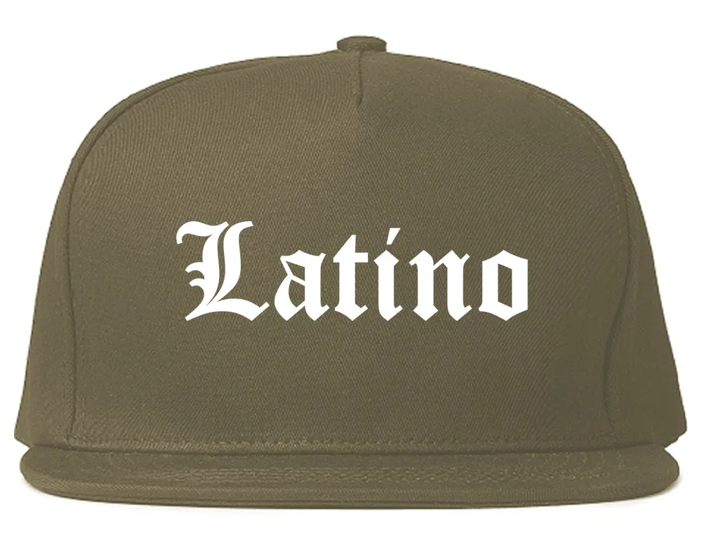 Latino Old English Spanish Mens Snapback Hat