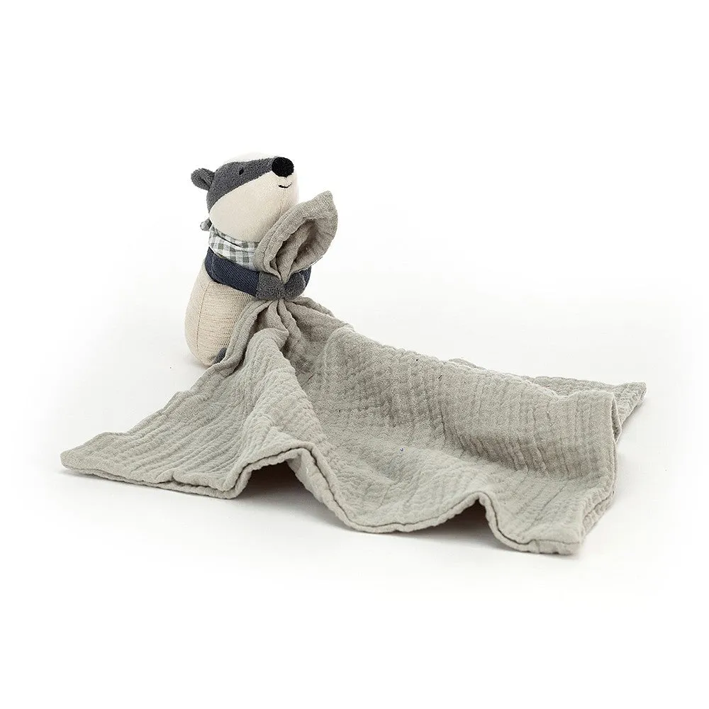 *Little Rambler Badger Muslin Soother