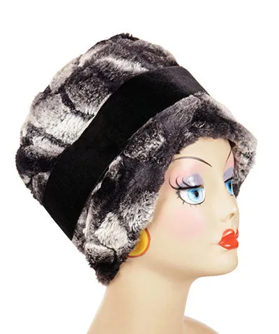 Lola Cloche Hat Style -  Luxury Faux Fur in Honey Badger -  Sold Out!