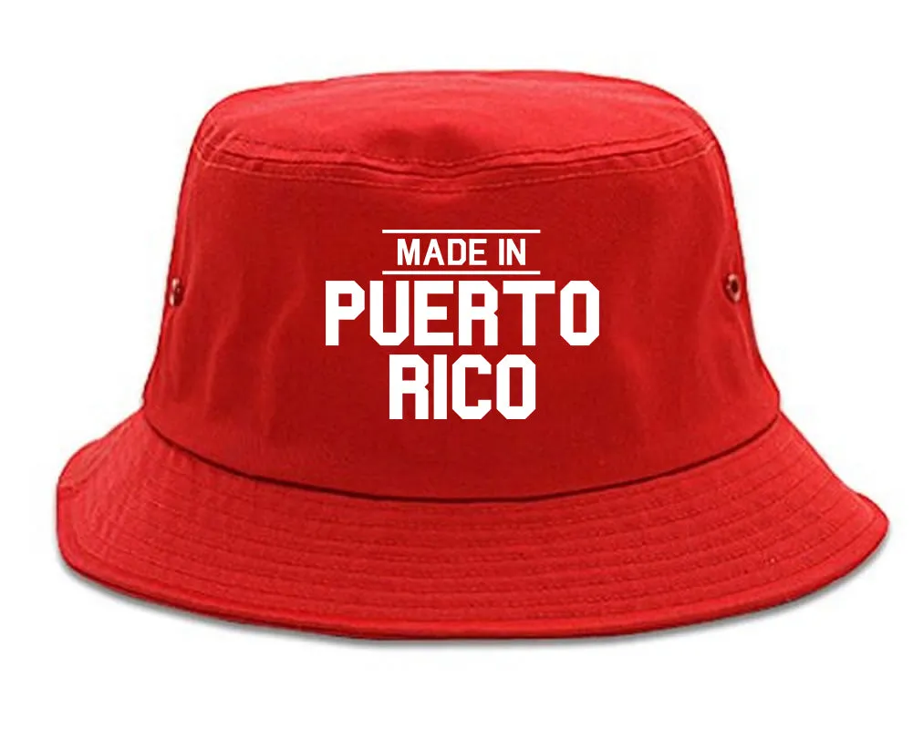 Made In Puerto Rico Mens Bucket Hat