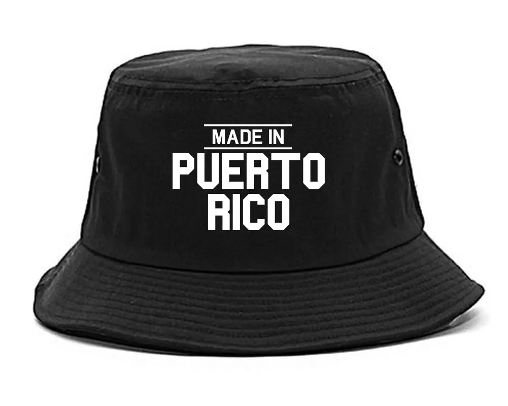 Made In Puerto Rico Mens Bucket Hat