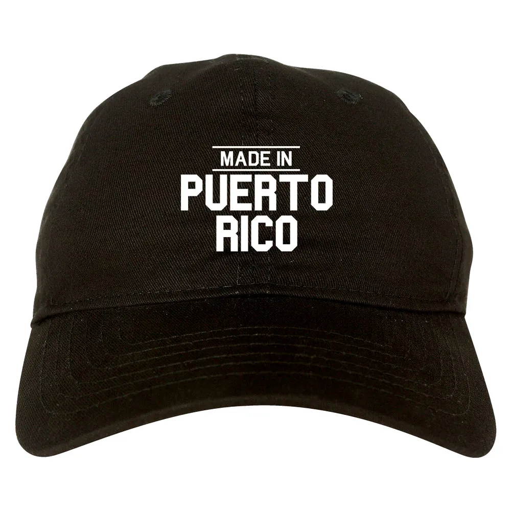 Made In Puerto Rico Mens Dad Hat Baseball Cap