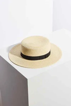 Madeline Straw Boater Hat