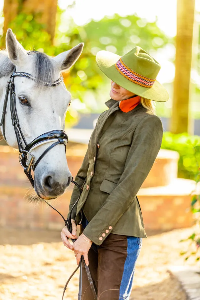 Meadow Green Western Hat