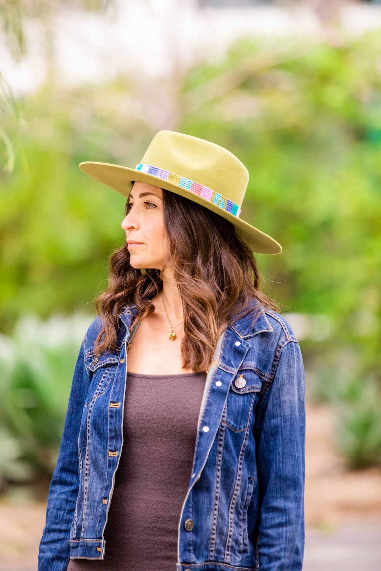 Meadow Green Western Hat