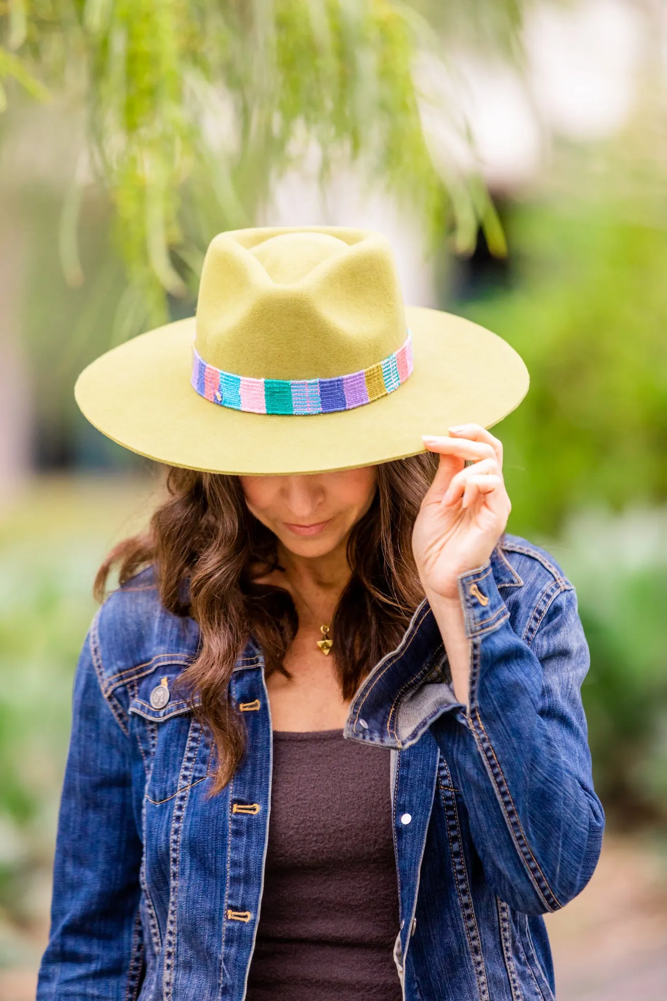 Meadow Green Western Hat