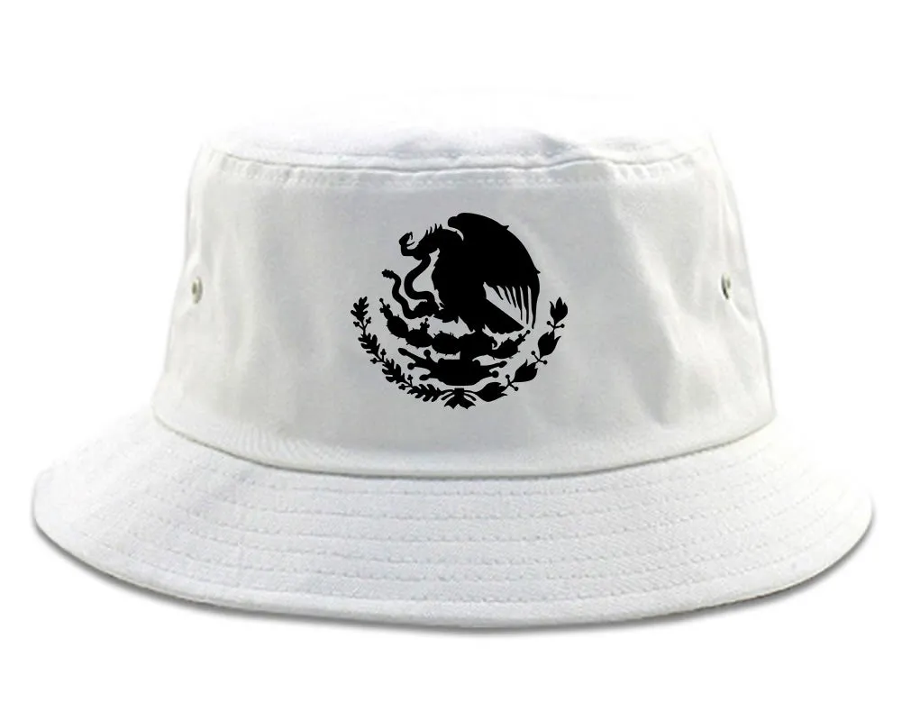 Mexican Color Coat Of Arms Mens Bucket Hat