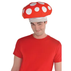 Mushroom Hat - Red & White