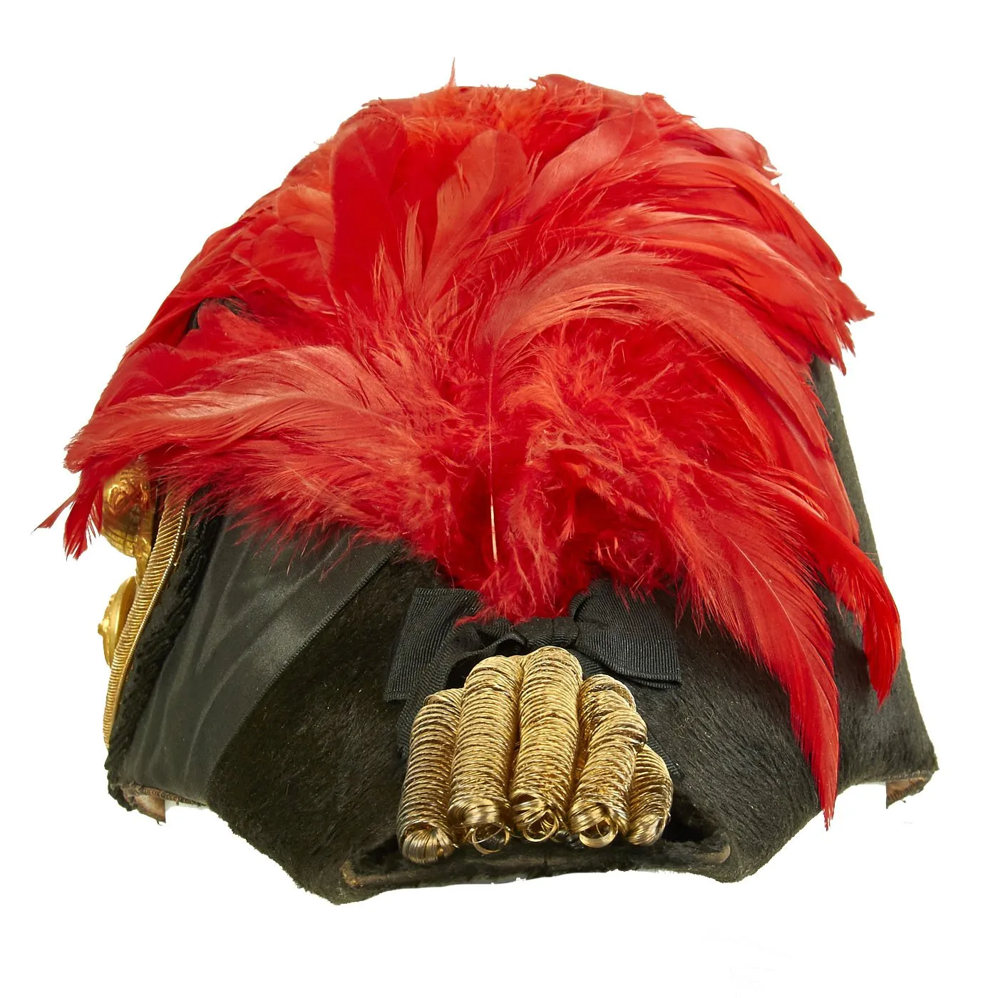 Original Recreated U.S. 19th Century Spanish-American War Marine Officer Chapeau bras Fore-and-Aft Cocked Hat by Horstmann