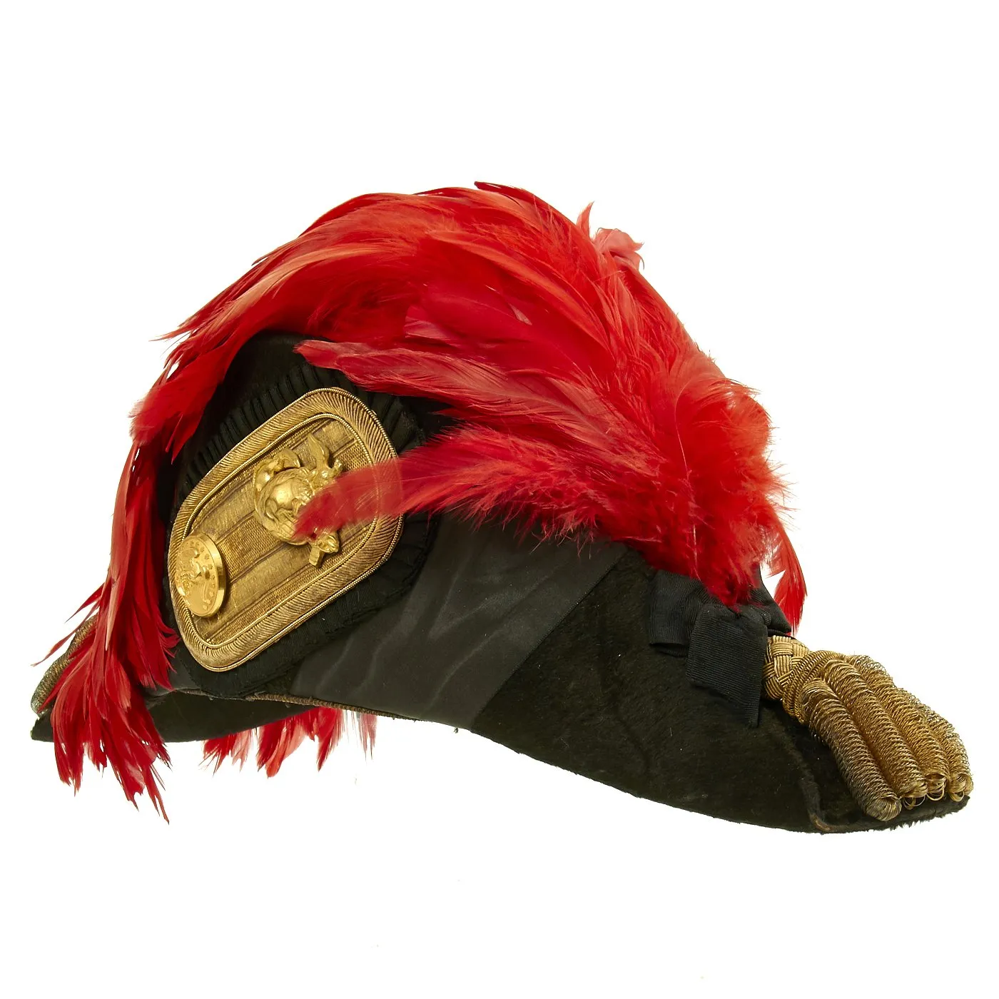 Original Recreated U.S. 19th Century Spanish-American War Marine Officer Chapeau bras Fore-and-Aft Cocked Hat by Horstmann