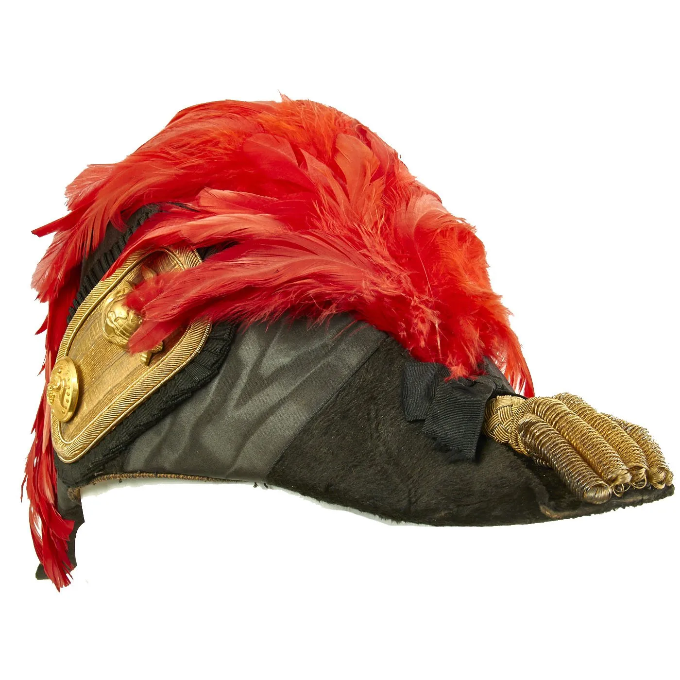 Original Recreated U.S. 19th Century Spanish-American War Marine Officer Chapeau bras Fore-and-Aft Cocked Hat by Horstmann