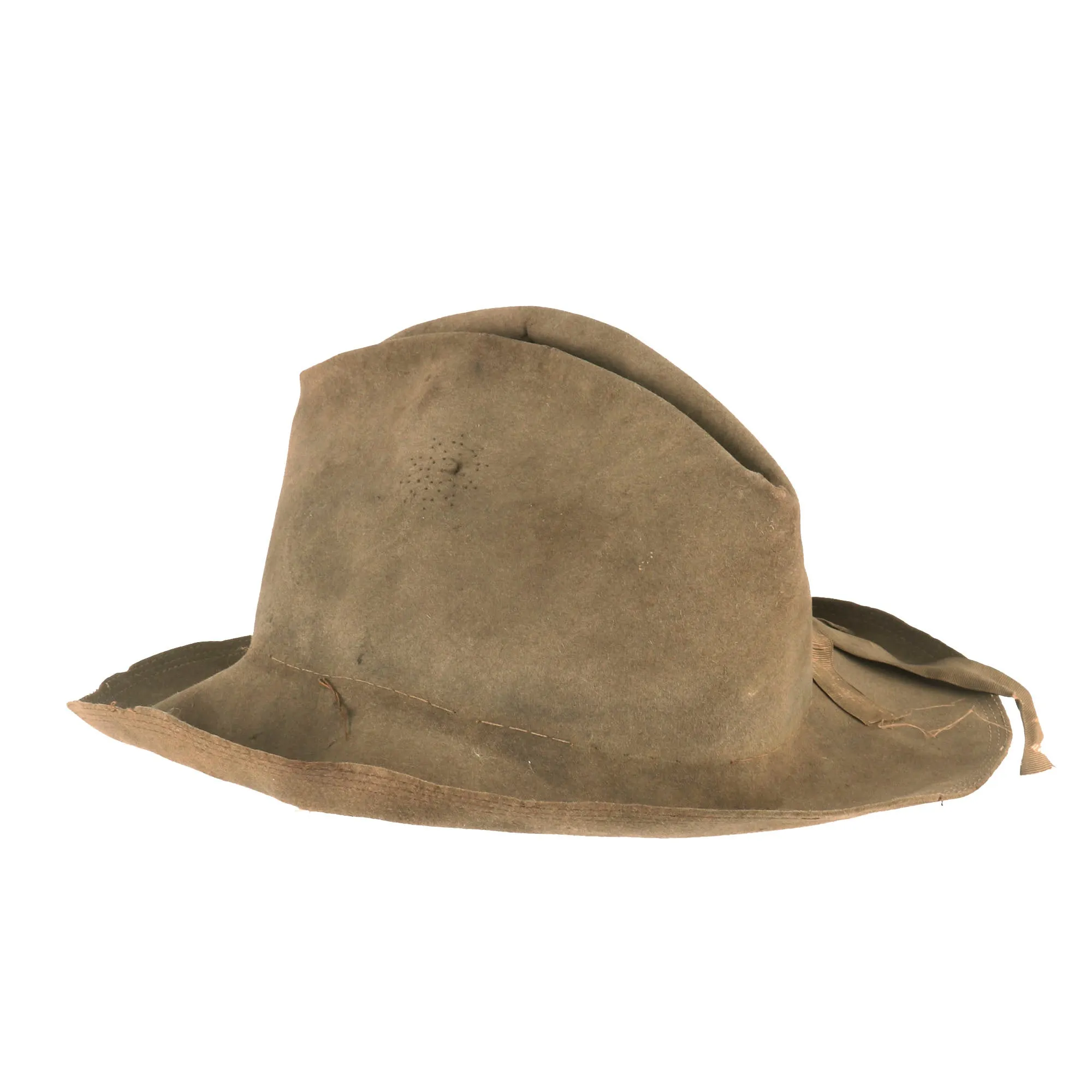 Original U.S. Indian Wars Spanish-American War Model 1883 - 1889 Campaign Hat - Snowflake Vents