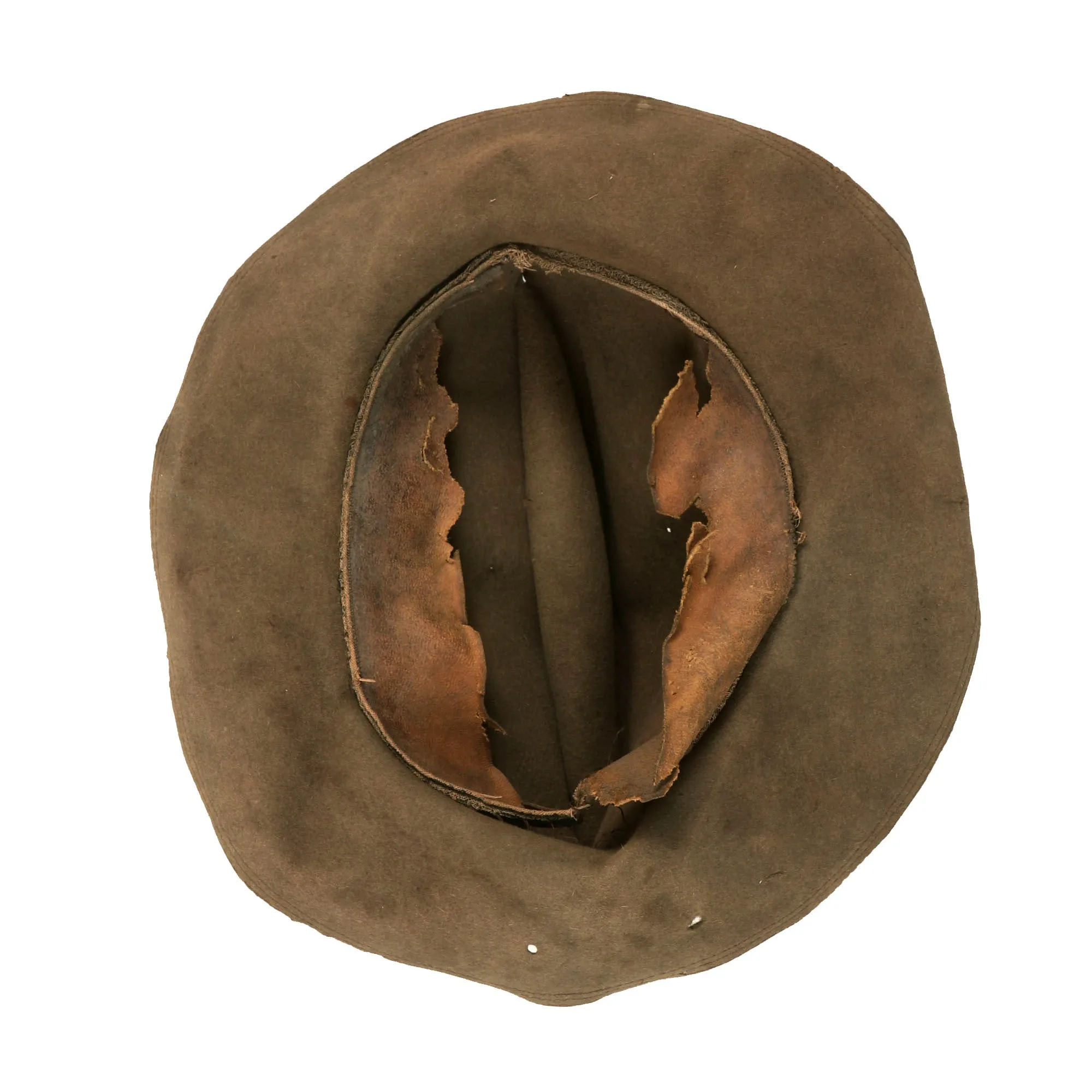 Original U.S. Indian Wars Spanish-American War Model 1883 - 1889 Campaign Hat - Snowflake Vents