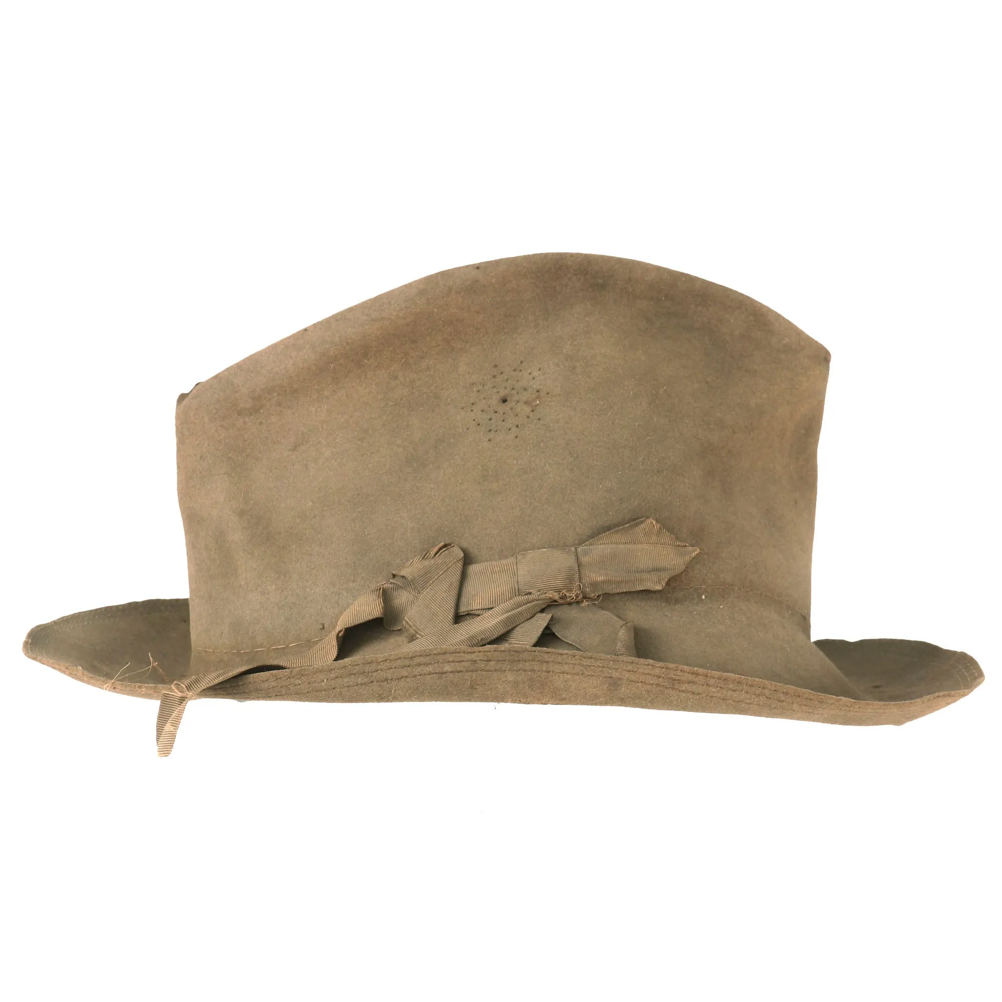 Original U.S. Indian Wars Spanish-American War Model 1883 - 1889 Campaign Hat - Snowflake Vents