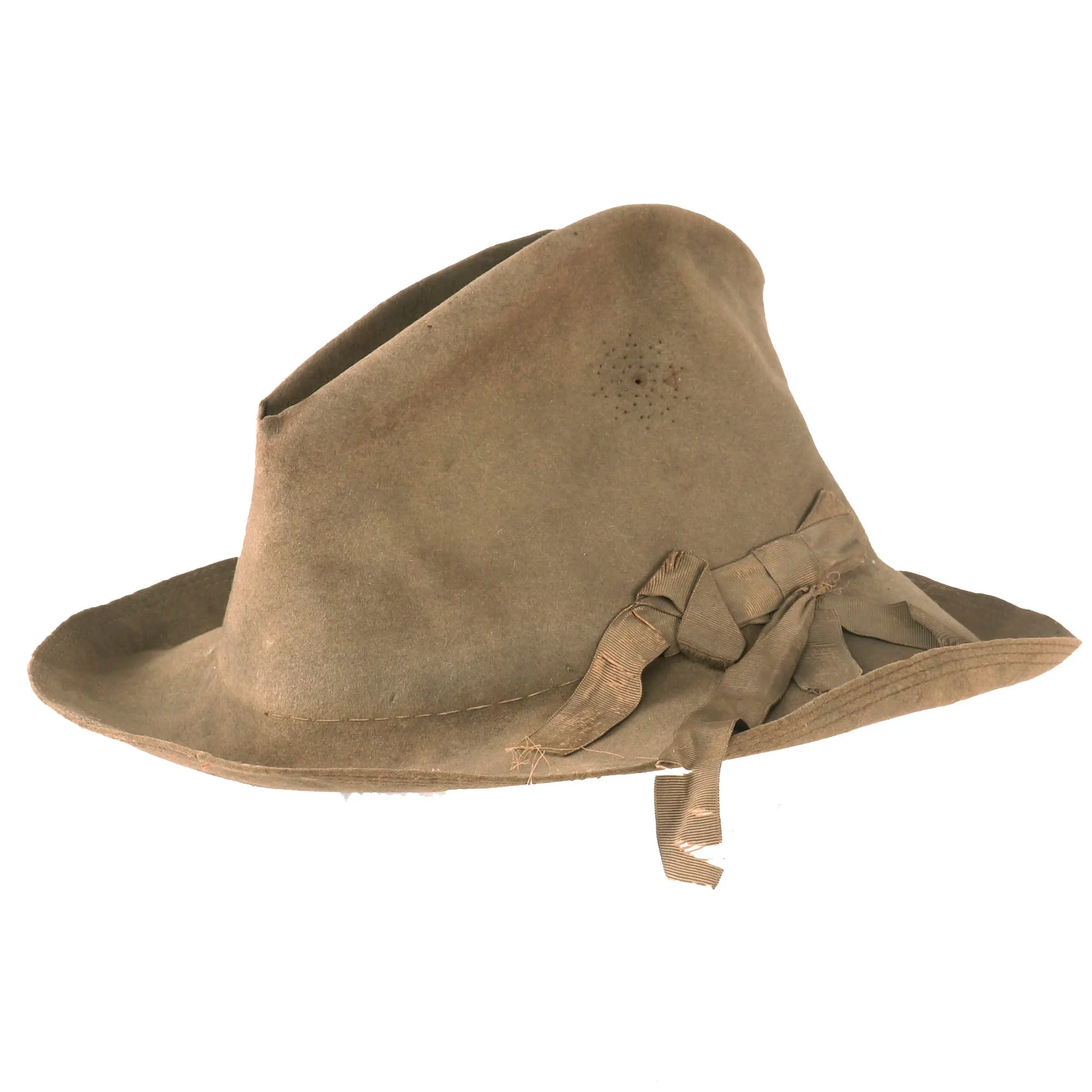 Original U.S. Indian Wars Spanish-American War Model 1883 - 1889 Campaign Hat - Snowflake Vents