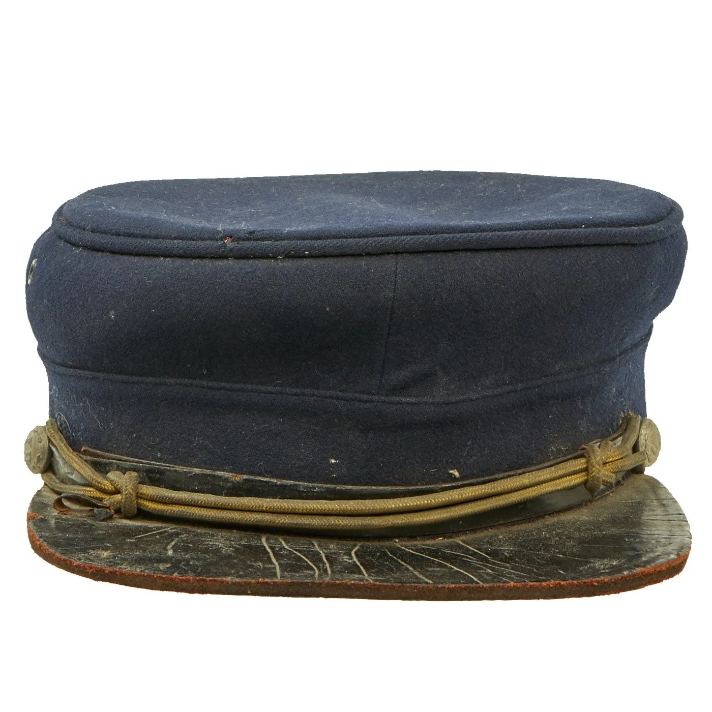 Original U.S. Late 19th Century Kepi by Browning King & Co of Chicago with Fire Department Buttons