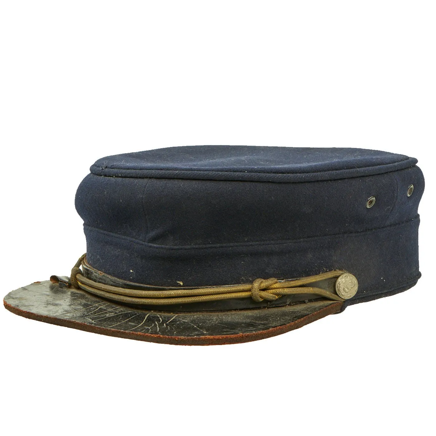 Original U.S. Late 19th Century Kepi by Browning King & Co of Chicago with Fire Department Buttons