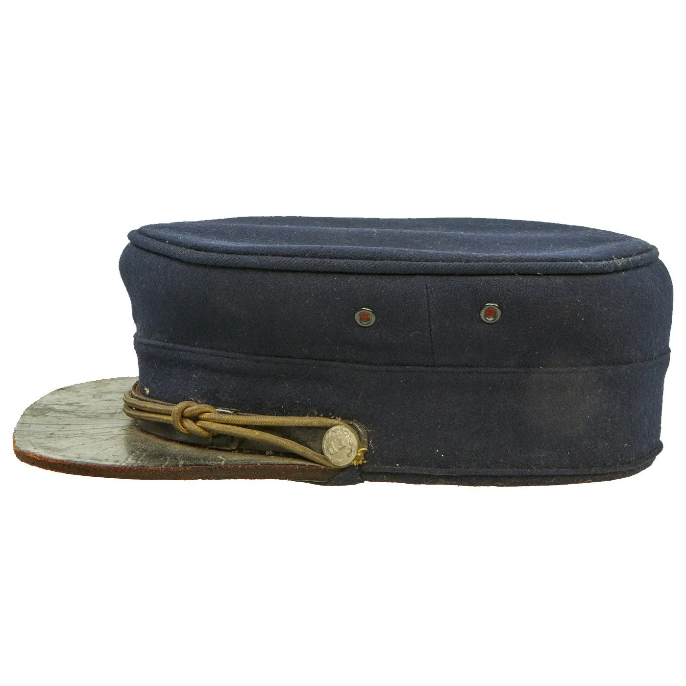 Original U.S. Late 19th Century Kepi by Browning King & Co of Chicago with Fire Department Buttons