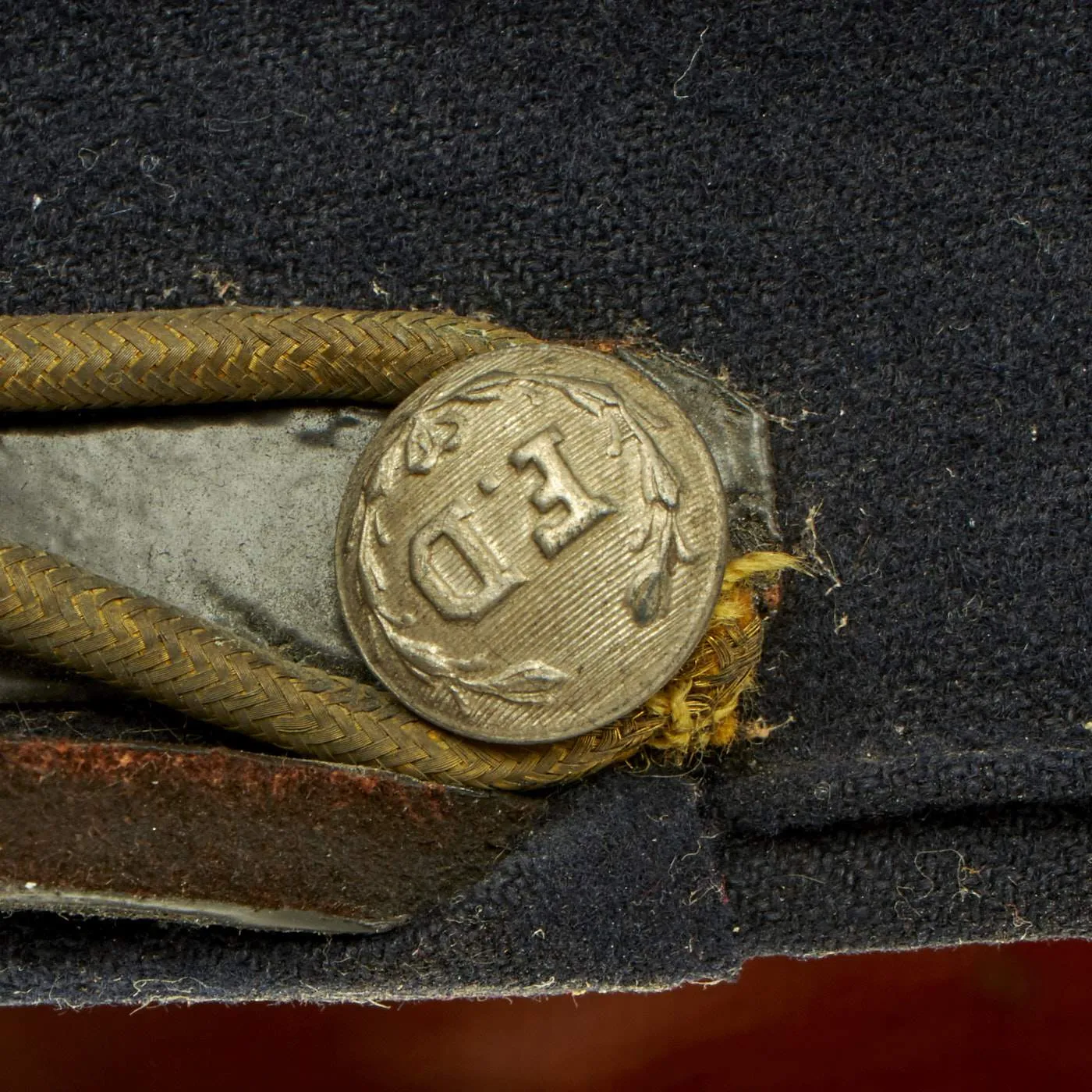 Original U.S. Late 19th Century Kepi by Browning King & Co of Chicago with Fire Department Buttons