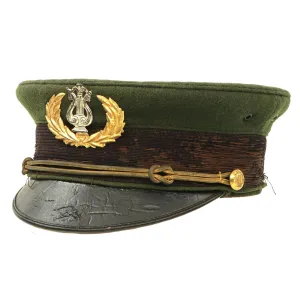 Original U.S. Spanish American Army Officer Musician M1902 Visor Cap by Cincinnati Regalia Company