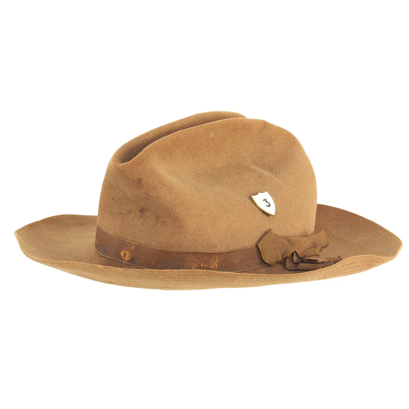 Original U.S. Spanish-American War Era Model 1889 Campaign Hat For The 3rd New York Volunteer Infantry / 23rd Regiment of NYNG - “Snowflake” Vent Model