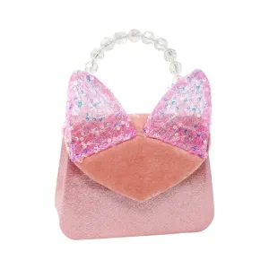 Pink Poppy Pink Bella Sequin Bunny Ears Hard Handbag