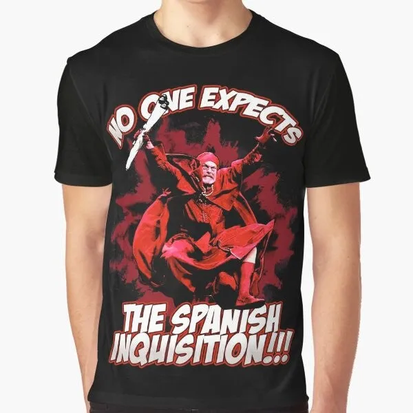 "No One Expects the Spanish Inquisition!" Funny Graphic T-Shirt