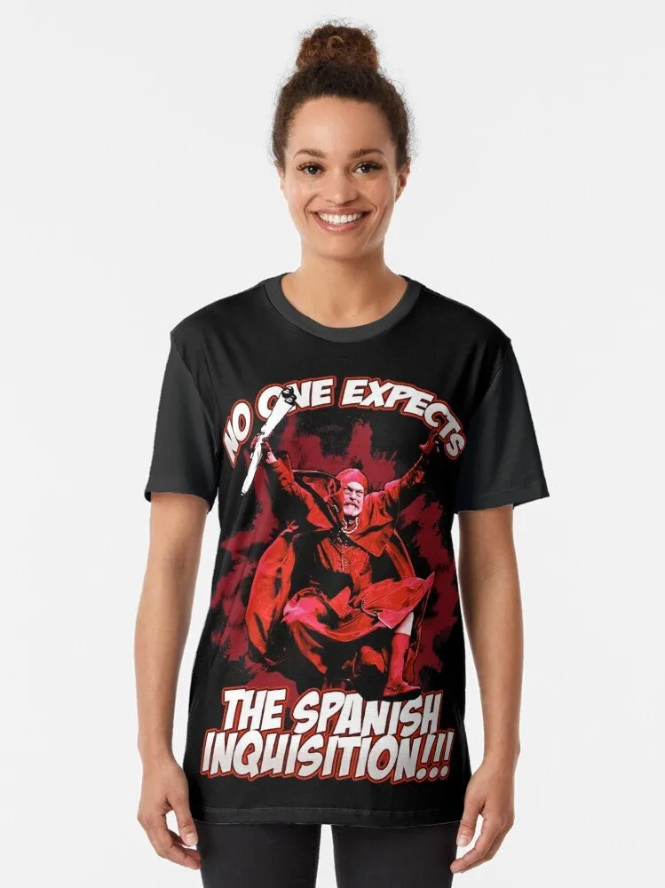 "No One Expects the Spanish Inquisition!" Funny Graphic T-Shirt