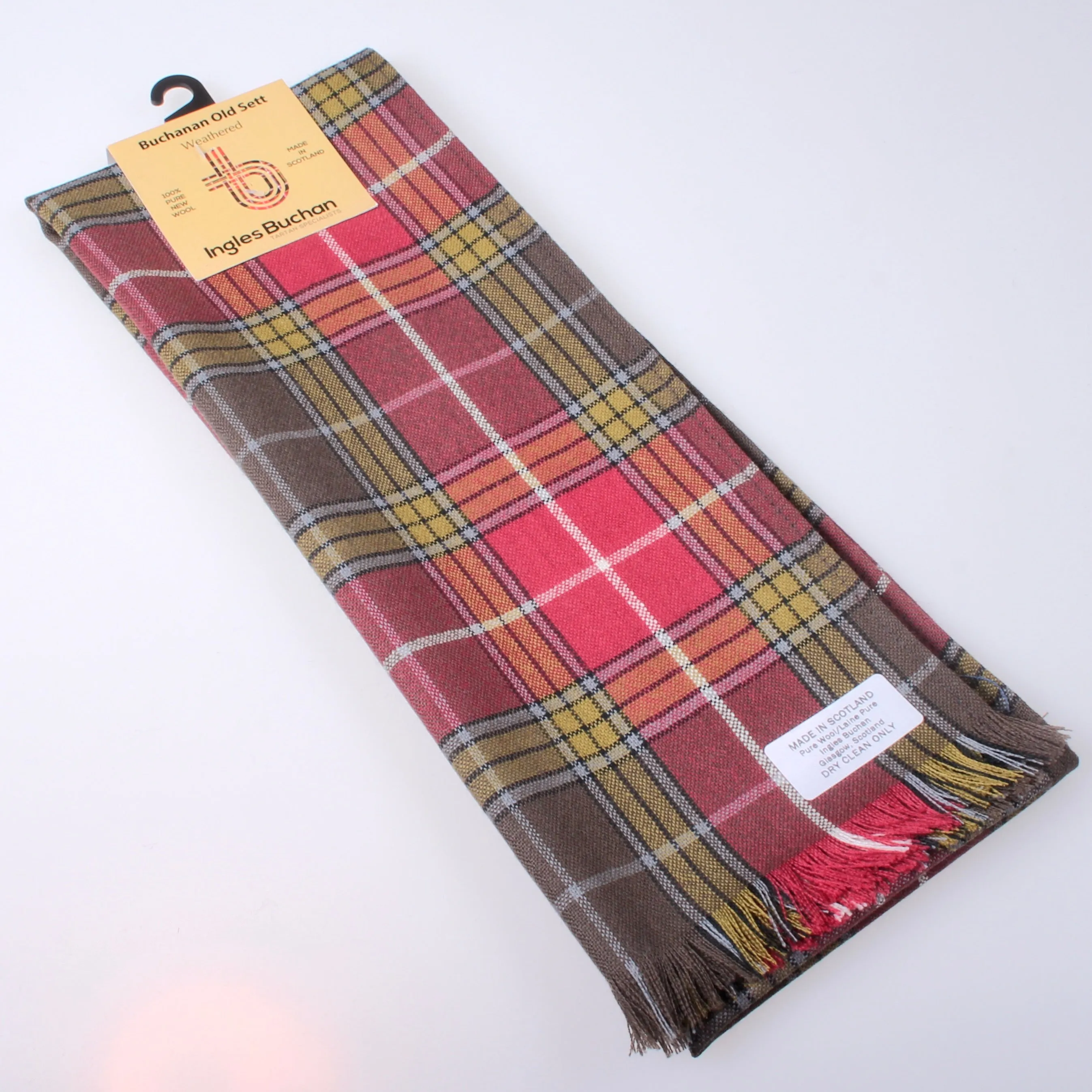 Scarf in Buchanan Old Sett Weathered Tartan