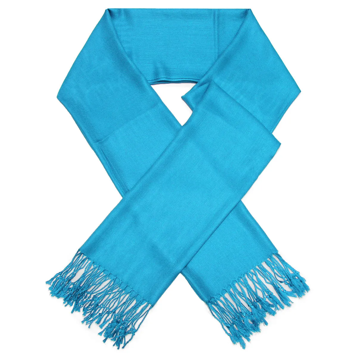 Solid Dark Turquoise Pashmina Scarves