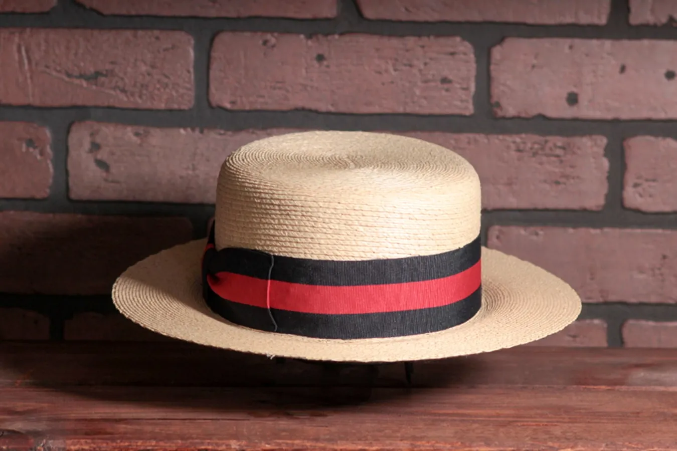 Straw Boater "Boater Italiano" style