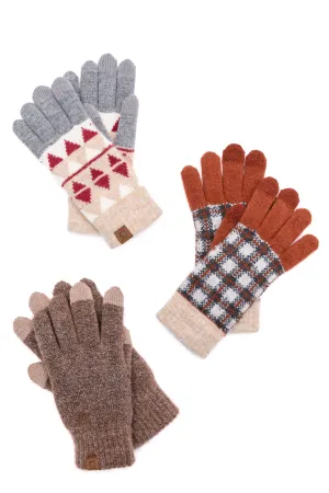 Swiping Style Glove Trio - 11/26