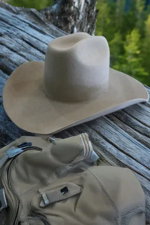 The Rugged Society - Rodeo Cattleman Hat in beige - Handmade to order