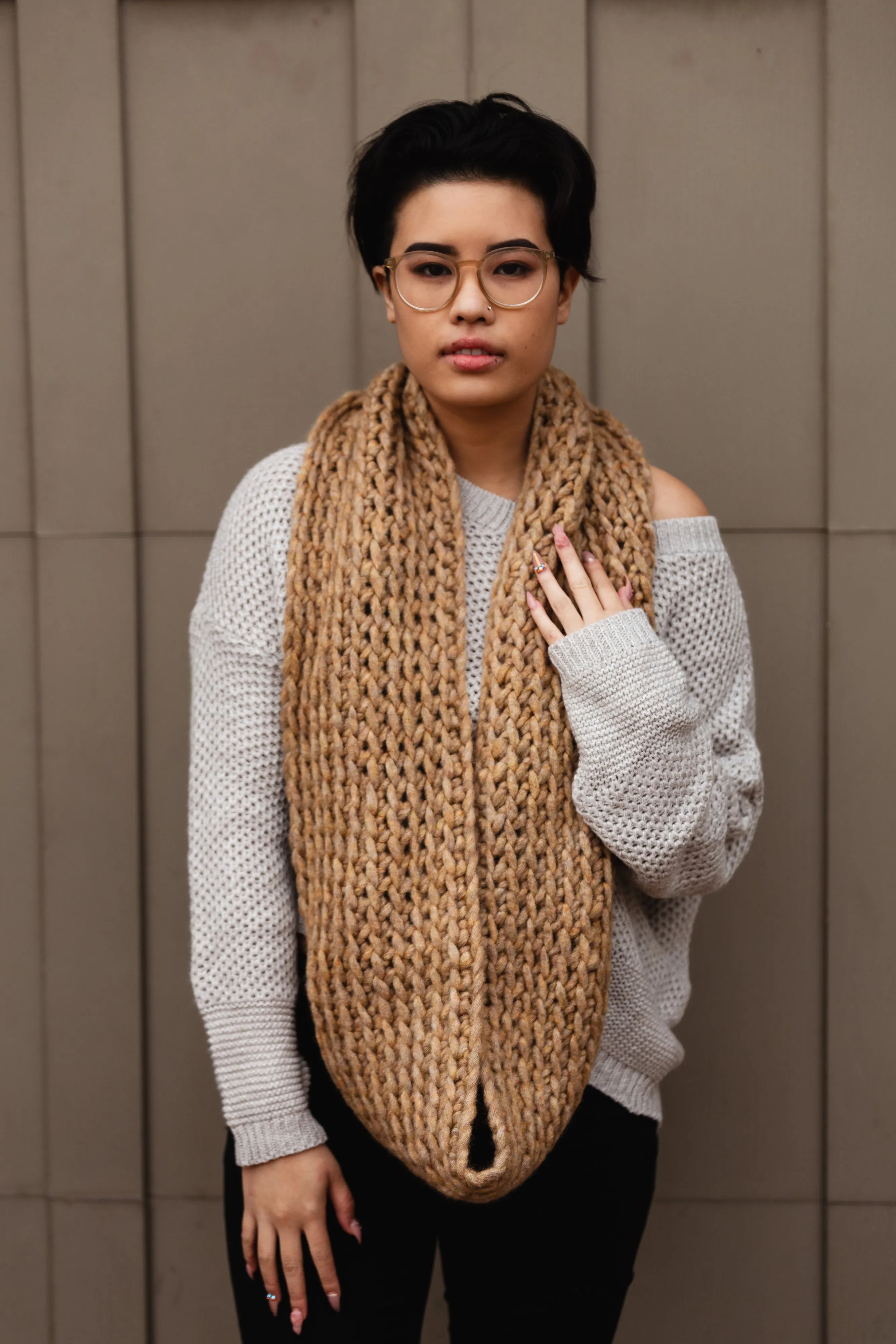 Toasted Marshmallow Infinity // Crochet PDF Pattern