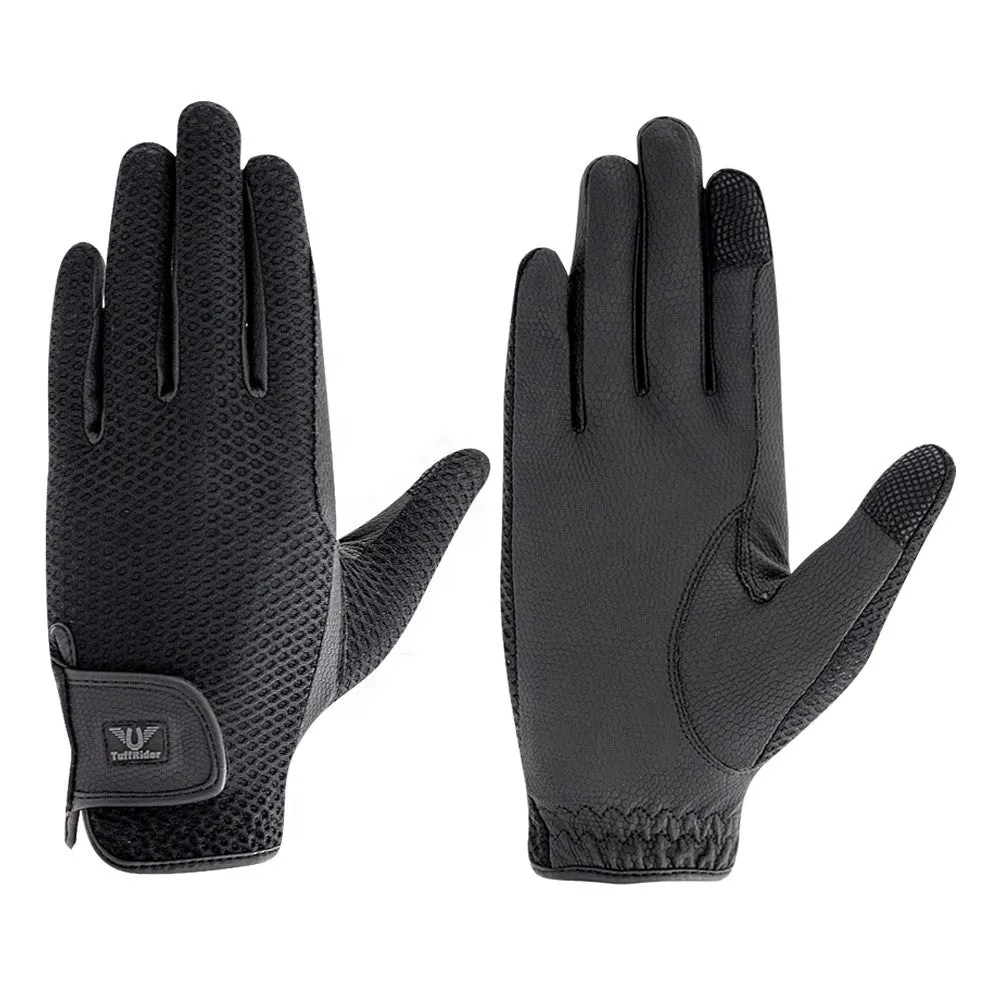 TuffRider Ladies Cool Grip Mesh Summer Riding Gloves