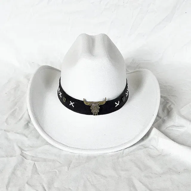 Vintage Shapeable Wide Brim Cowboy Hat