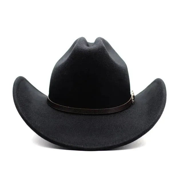 Vintage Shapeable Wide Brim Cowboy Hat