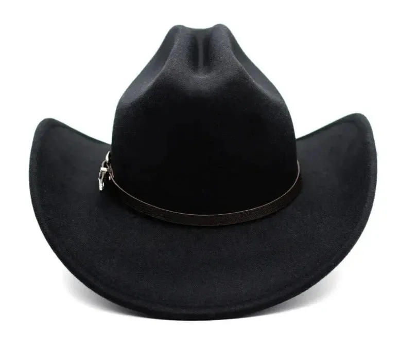 Vintage Shapeable Wide Brim Cowboy Hat