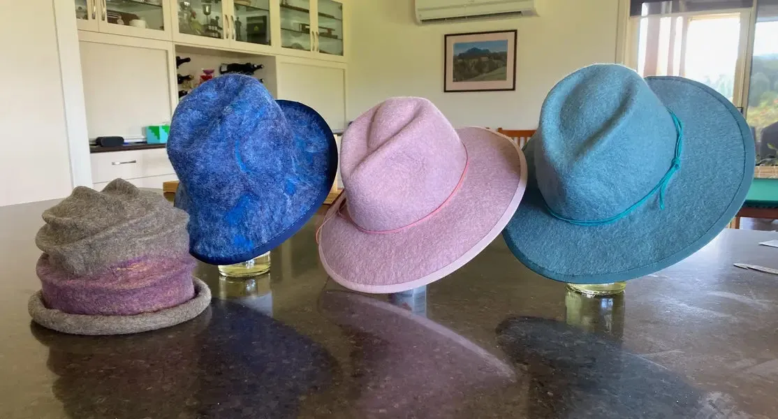 Wet Felted Hat Workshop with Joanne Barr - Milliner