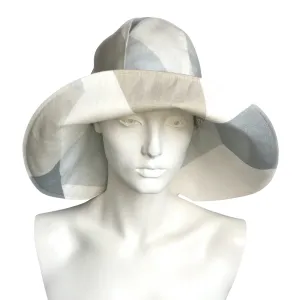 Wide Brim Summer Sun Hat Neutral Linen | The Derby