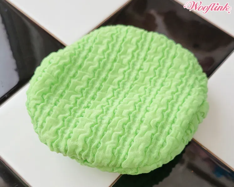 Wooflink Cotton Candy Summer Beret in Green