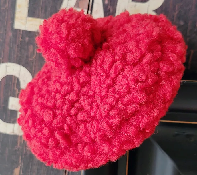 Wooflink Vivid Winter Beret in Red