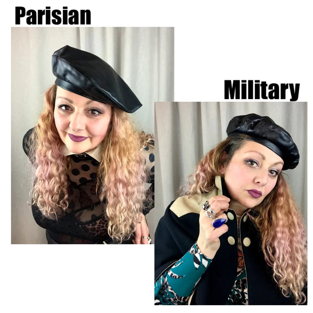 YES MZ MILITARY LEATHER BERET | Assorted Colours